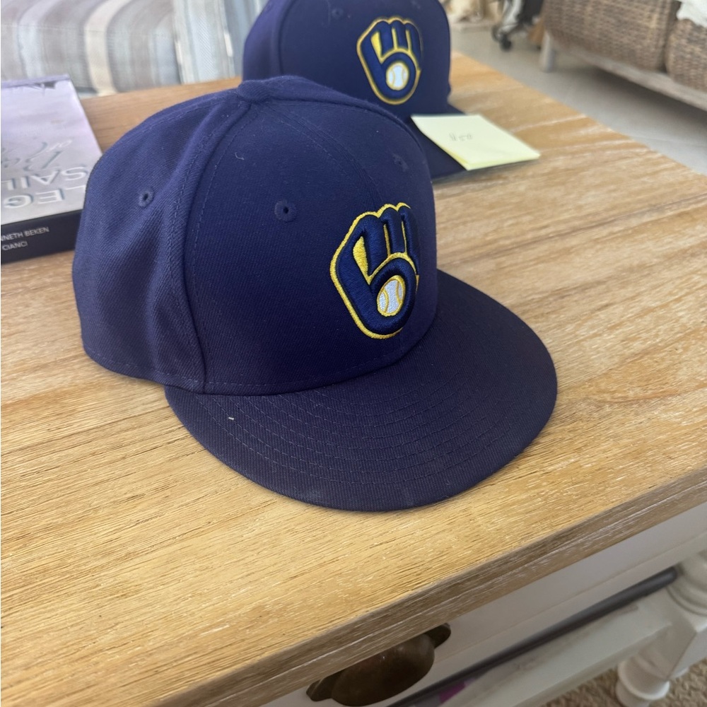 Milwaukee Brewers  Navy Blue Baseball Cap